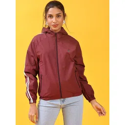 V-Mart Women Colourblocked Sporty Jacket with Patchwork-picture-21