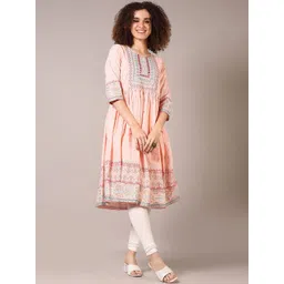 V-Mart Women Ethnic Motifs Printed Anarkali Kurta-picture-21