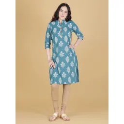 V-Mart Women Ethnic Motifs Printed Cotton Kurta-picture-37