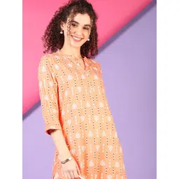 V-Mart Women Ethnic Motifs Printed Daily Straight Kurtas-picture-39