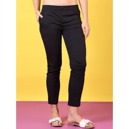 V-Mart Women Ethnic Solid Cotton Pant Trousers-picture-32