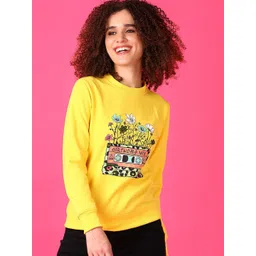 V-Mart Women Printed Cotton Sweatshirt-picture-27