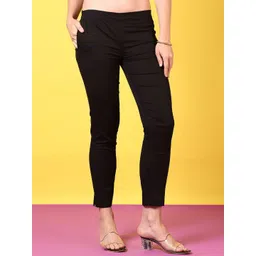 V-Mart Women Regular Fit Mid-Rise Cotton Peg Trousers-picture-30