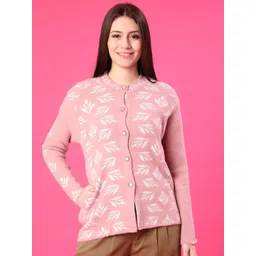 V-Mart Women Self Design Cotton Cardigan-picture-12