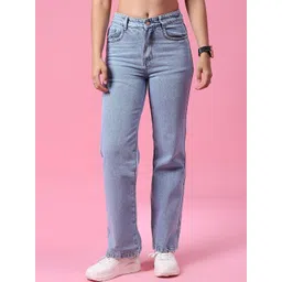 V-Mart Women Straight Fit Mid-Rise Jeans-picture-24