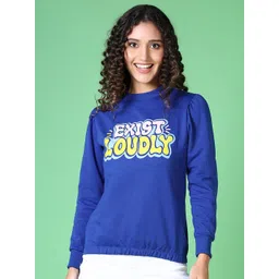 V-Mart Women Typography Printed Pullover Sweatshirt-picture-40