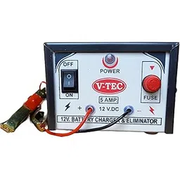 V-TEC CH011A Battery Charger 12 Volt 5AMP for car/Bike/Truck Batteries Suitable for 7ah to 100ah Capacity Batteries-picture-30