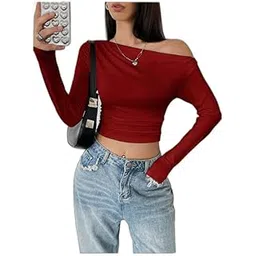 v veshh veshh Casual Solid Women Maroon Top ()_PT_2231-picture-42