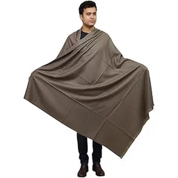 v vrinde Vrinde Grey Wool Solid Men's Shawl KA-SWL-12-picture-19
