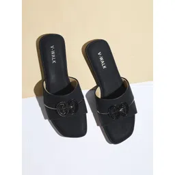 V-WALK Open Toe Flats-picture-24