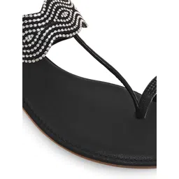 V-WALK Women Embellished One Toe Flats image 5