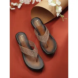 V-WALK Women Open Toe Flats-picture-34