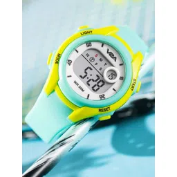 V2A Kids Dial & Bracelet Style Straps Digital Multi-Function Watch DK8215P-LightGreen-picture-17