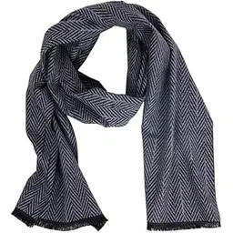 v3e Fashion Designer Mens Woolen Mufflers/Scarf/Stoles (Grey)-picture-19