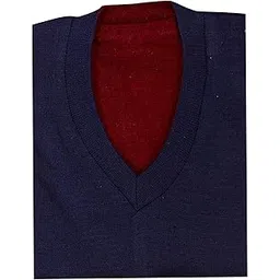 v4u Men's Reversible Sleeveless Sweater (Blue-Maroon) (Only 1)-picture-23