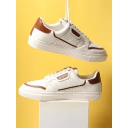 V8 by Ruosh Men Colourblocked PU Sneakers-picture-22