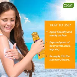 Vaadi Herbals Sunscreen Lotion SPF-30, 110g (Pack of 3) image 1
