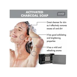 Vaadi Herbals Activated Charcoal Soap - Pack of 6-picture-24