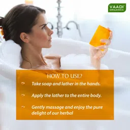 Vaadi Herbals Fresh Papaya Soap - Pack of 3 image 3