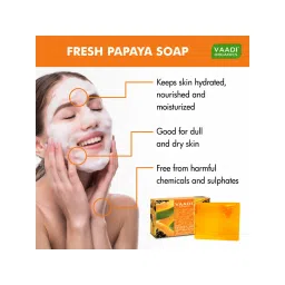 Vaadi Herbals Fresh Papaya Soap Pack Of 6-picture-12