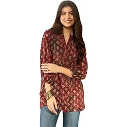 vaamsi Women's Rayon Blend Regular Fit Top-picture-23