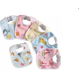 vachhraj enterprise bib set of 5 chit buttoned waterproof-picture-19