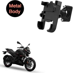 vagary 360 Degree Metal Body Universal Mobile Holder for Bajaj Pulsar N250 Bike Mobile Holder-picture-23