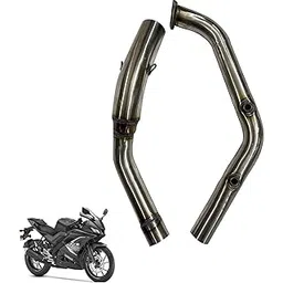 Vagary Bend Pipe for Yamaha R15 V3/ R15 M/ MT15 (BS6) Yamaha R15 Full Exhaust System (Stainless Steel)-picture-27