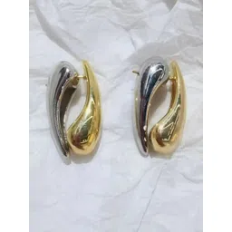 VAGHBHATT Dual-Tone Drop Earrings-picture-31