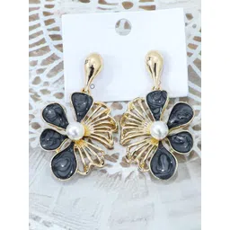 VAGHBHATT Floral Drop Earrings-picture-38