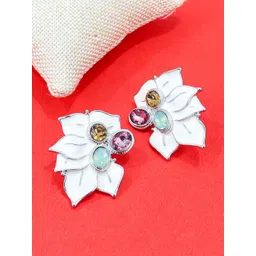 VAGHBHATT Floral Studs Earrings-picture-35