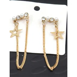 VAGHBHATT Gold-Plated Classic Drop Earrings-picture-20