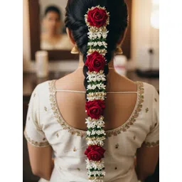 VAGHBHATT Women Beaded Hair Accessory Set of image 3