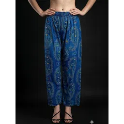 Vagisha Women Paisley Printed Ethnic Palazzos image 1