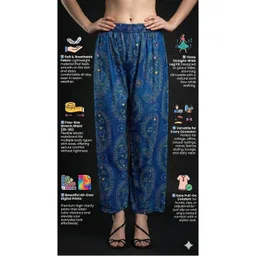 Vagisha Women Paisley Printed Ethnic Palazzos image 3