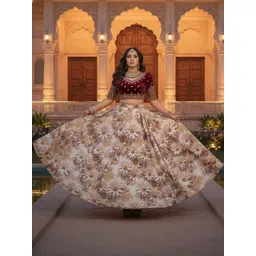 Vagisha Women Printed Flared Maxi Skirt-picture-20