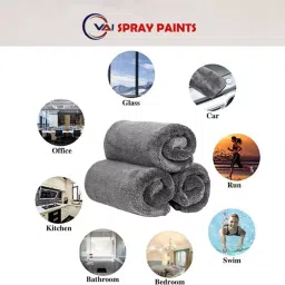 VAI Heavy Microfiber Cloth ‎40x40 cm 600 GSM (Pack of 4 Pcs) image 4