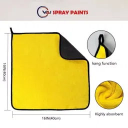 VAI Heavy Microfiber Cloth ‎40x40 cm 600 GSM (Pack of 4 Pcs) image 3