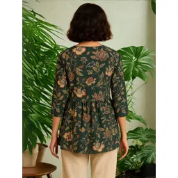 Vaidiki Floral Printed Cotton Maternity Top-picture-13