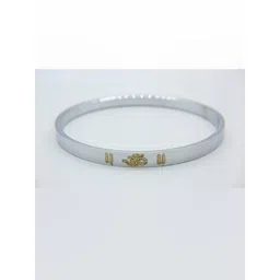 Vaiseema Men Silver-Plated Kada Bracelet-picture-30