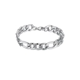 Vaiseema Men Silver-Plated Link Bracelet-picture-29