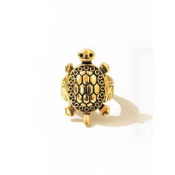 Vaiseema Stainless Steel Gold-Plated Finger Ring-picture-23