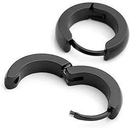 vaiseema Trendy Stainless Steel Hoops Earrings for Men and Women-picture-10