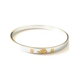 Vaiseema Unisex Silver-Plated Stainless Steel Bangle-Style Bracelet with Slip-On Closure-picture-20