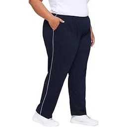 vaishvik Women Plus Size Track-Pant - Navy Blue-picture-26