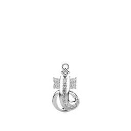 VALANOVA 14K White Gold Plated 0.19Ct Lab Grown Diamond Pendant-picture-23