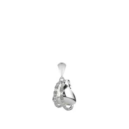 VALANOVA 14K White Gold Plated 0.23 Ct Lab Grown Diamond Pendant-picture-18
