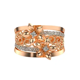 VALANOVA 18K Rose Gold Plated Sterling Silver 0.27 Ct Certified Lab Grown Diamond Ring-picture-32