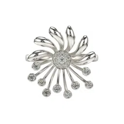 VALANOVA 18K White Gold Plated Sterling Silver 0.22 Ct Certified Lab Grown Diamond Ring-picture-17