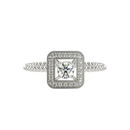 VALANOVA Women 18 Kt Gold Lab Grown Diamond 0.28 Cts Diamond Ring-picture-17